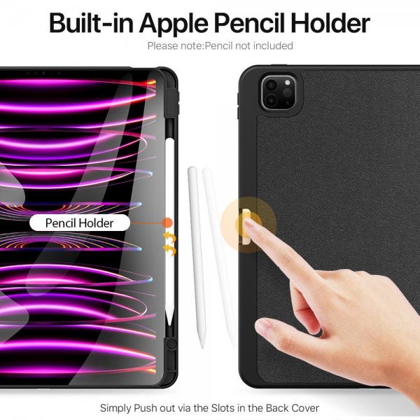 Dux Ducis iPad Pro 13 (M4/M5) Etui Domo Series Svart