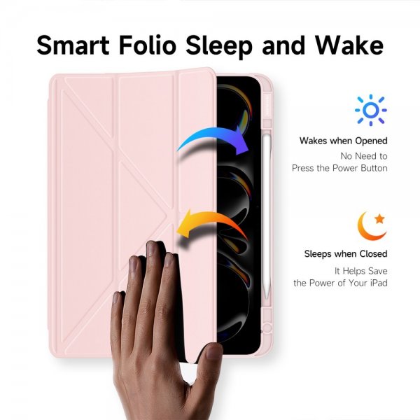 Dux Ducis iPad Pro 13 (M4/M5) Etui Magi Series Rosa