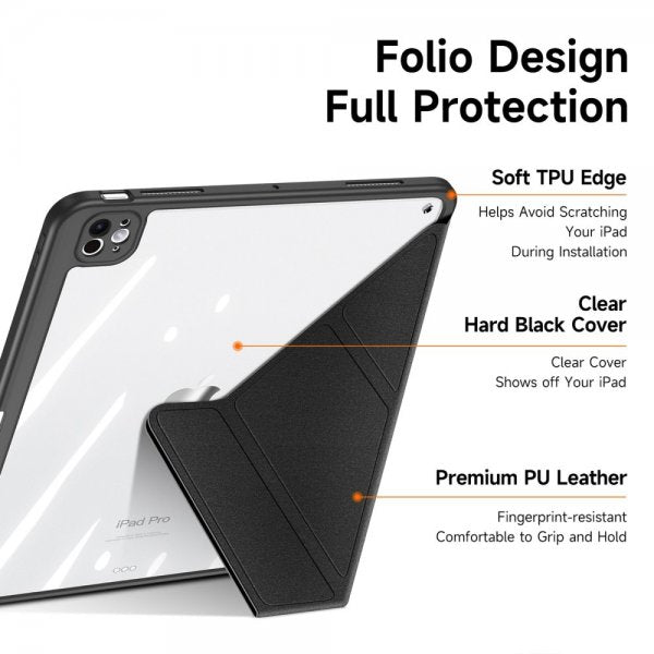 Dux Ducis iPad Pro 13 (M4/M5) Etui Magi Series Svart