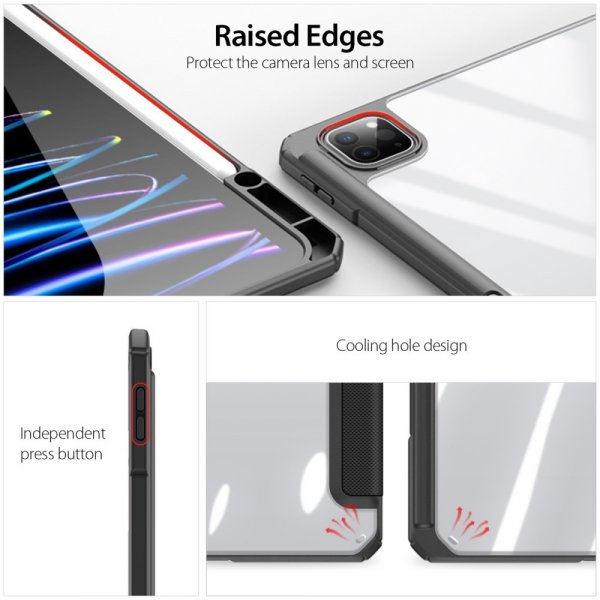 Dux Ducis iPad Pro 13 (M4/M5) Etui TOBY Series Svart