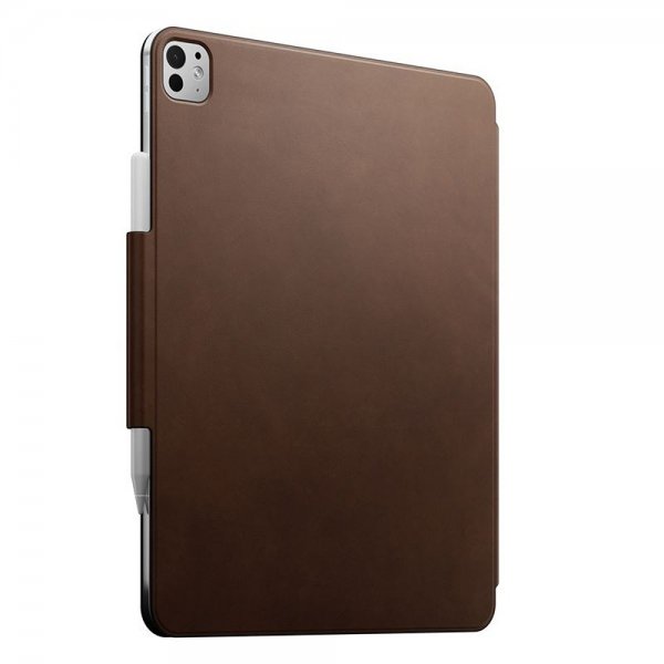 Nomad iPad Pro 13 (M4/M5) Etui Leather Folio Brun