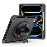 4smarts iPad Pro 13 (M4/M5) Deksel Rugged Case Grip Svart