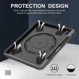 4smarts iPad Pro 13 (M4/M5) Deksel Rugged Case Grip Svart