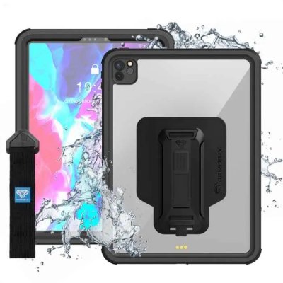 Armor-X iPad Pro 12.9 2021/2022 Skall Waterproof Svart/Gjennomsiktig