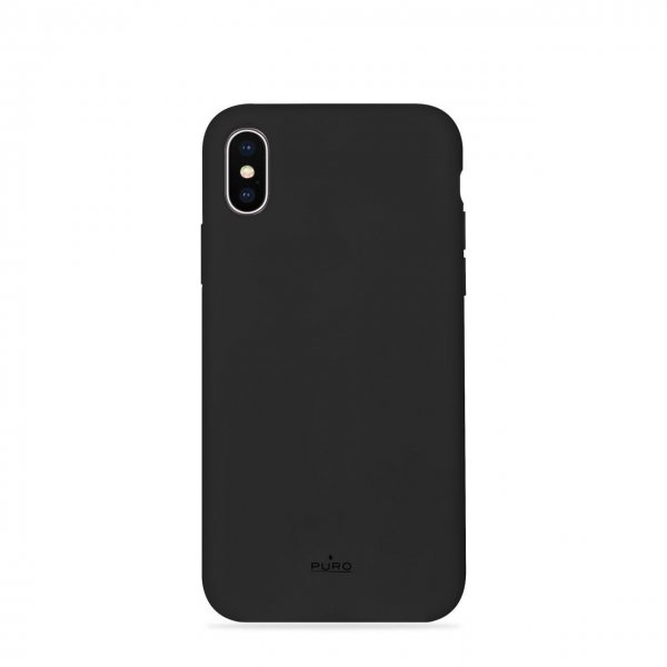 Puro iPhone X/iPhone Xs Deksel Icon Svart