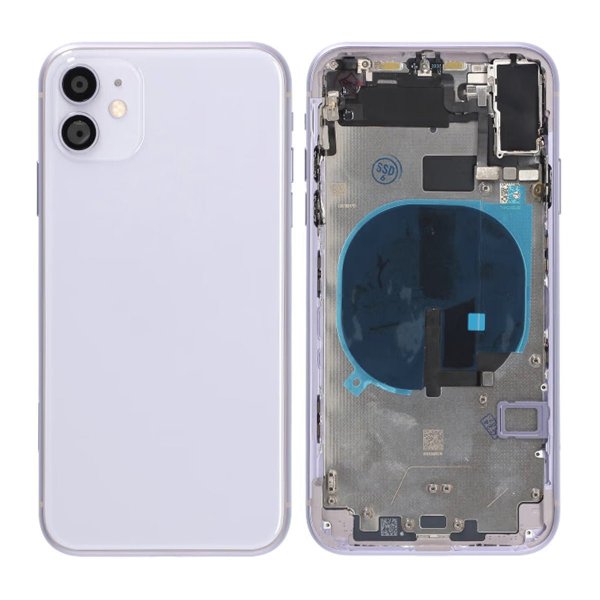 iPhone 11 Bakside med komplett ramme Premium - lilla