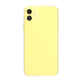 iPhone 11 Bakside med Komplett Ramme Premium - Gul