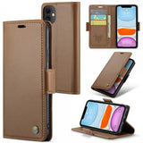 CaseMe iPhone 11 Etui 023 Series Brun