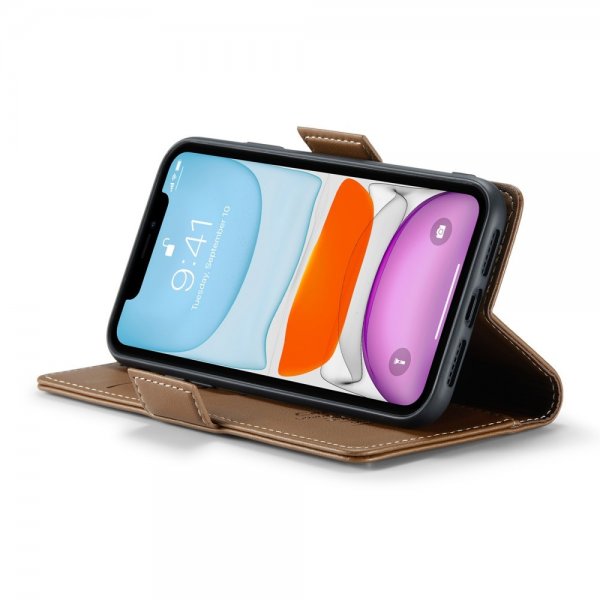 CaseMe iPhone 11 Etui 023 Series Brun