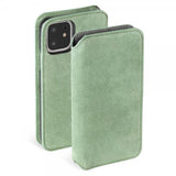 Krusell iPhone 11 Etui Broby PhoneWallet Olive