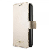 Guess iPhone 11 Etui Skinntekstur Gull