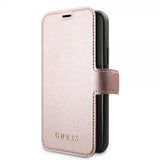 Guess iPhone 11 Etui Skinntekstur Rosegull