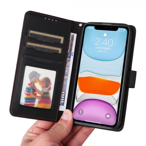 Betopnice iPhone 11 Etui Avtagbart Deksel 005 Svart