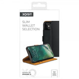 Xqisit iPhone 11 Etui Slim Wallet SelecTion Svart