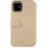 holdit iPhone 11 Etui Stockholm Löstagbart Deksel Caramel Beige