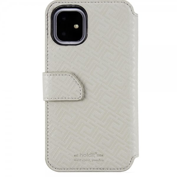 holdit iPhone 11 Etui Stockholm Löstagbart Deksel Celia Taupe