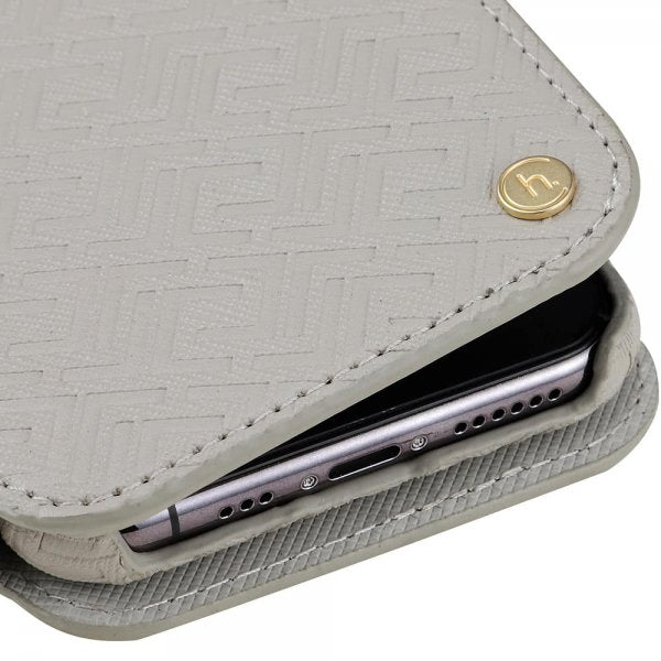 holdit iPhone 11 Etui Stockholm Löstagbart Deksel Celia Taupe