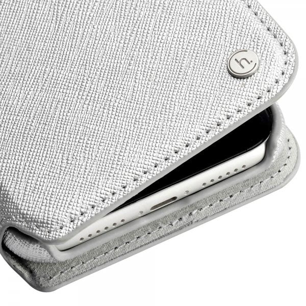 holdit iPhone 11 Etui Stockholm Löstagbart Deksel Sølv