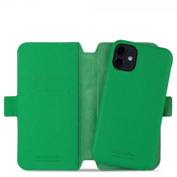 holdit iPhone 11 Etui Wallet Case Magnet Stockholm Grass Green