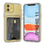 Rvelon iPhone 11 Deksel Kortholder Transparent