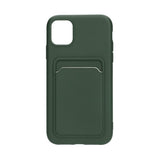 iPhone 11 Deksel Kortholder Grønn