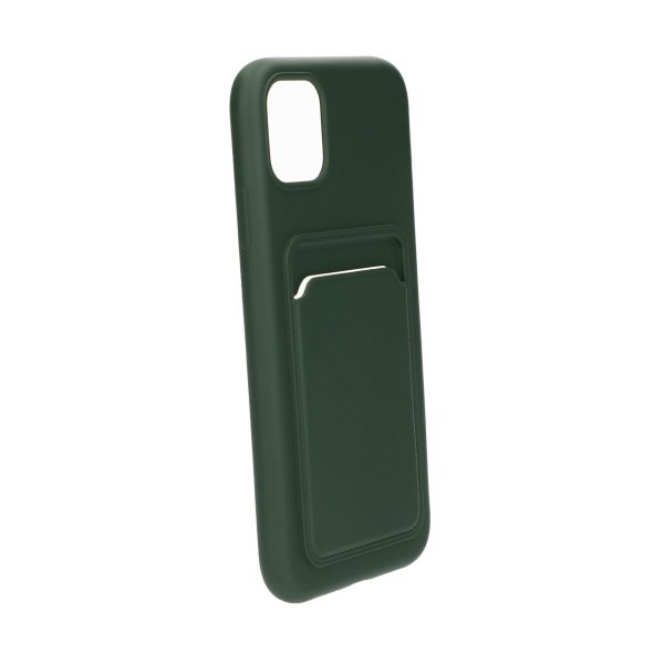 iPhone 11 Deksel Kortholder Grønn
