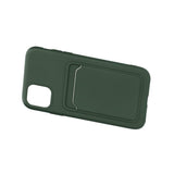 iPhone 11 Deksel Kortholder Grønn
