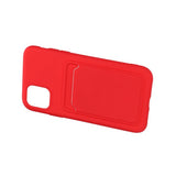 iPhone 11 Deksel Kortholder Rød