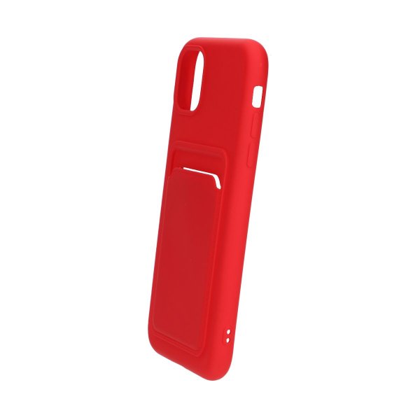 iPhone 11 Deksel Kortholder Rød