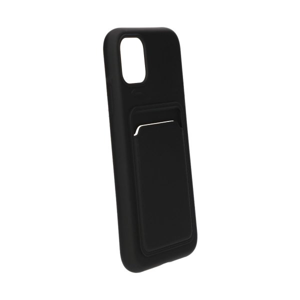 iPhone 11 Deksel Kortholder Svart