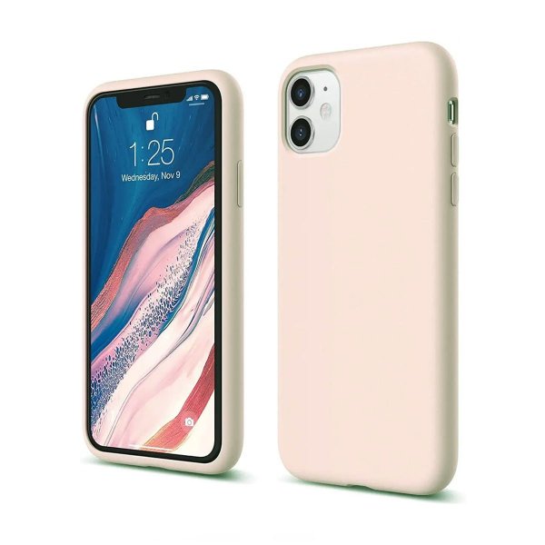 Rvelon iPhone 11 Deksel Silikon Beige