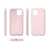 Rvelon iPhone 11 Deksel Silikon Sandrosa