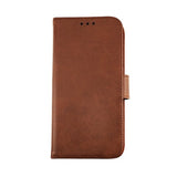 Rvelon iPhone 11 Etui Ekte Skinn Brun
