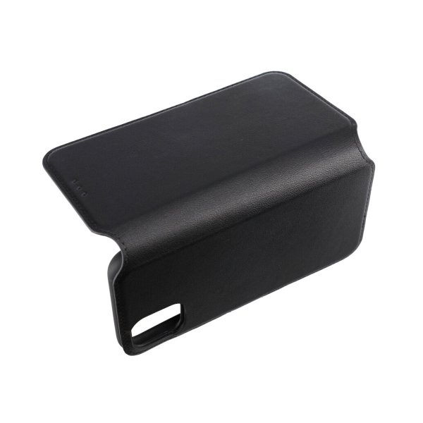 Rvelon iPhone 11 Etui Ekte Skinn Svart
