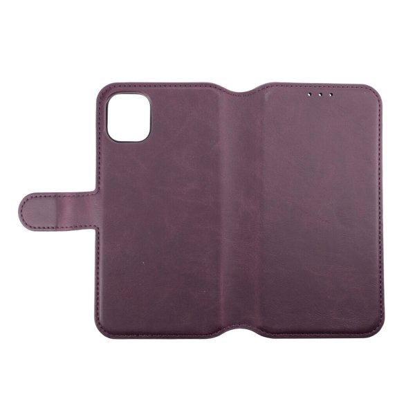Rvelon iPhone 11 Etui Detachable Wallet Case Lilla