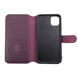 Rvelon iPhone 11 Etui Detachable Wallet Case Lilla