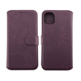 Rvelon iPhone 11 Etui Detachable Wallet Case Lilla