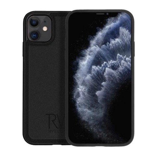 Rvelon iPhone 11 Etui Detachable Wallet Case Svart