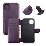Rvelon iPhone 11 Etui 4 Kortlomme Lilla