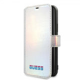 Guess iPhone 11 Pro Etui Iridescent Cover Sølv