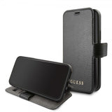 Guess iPhone 11 Pro Etui Skinntekstur Svart