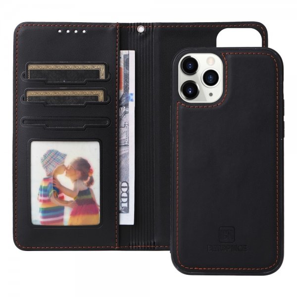 Betopnice iPhone 11 Pro Etui Avtagbart Deksel 005 Svart