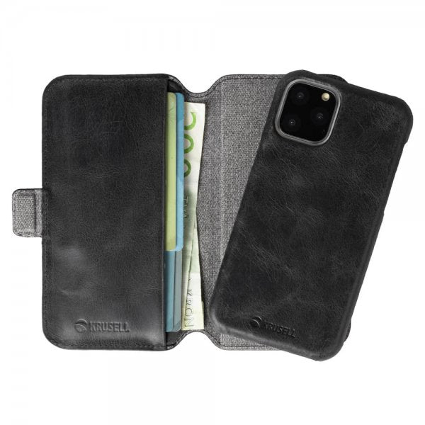 Krusell iPhone 11 Pro Etui Sunne PhoneWallet Vintage Black