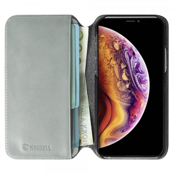 Krusell iPhone 11 Pro Etui Sunne PhoneWallet Vintage Grey