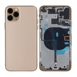iPhone 11 Pro Max Bakside med Komplett Ramme Premium - Gull