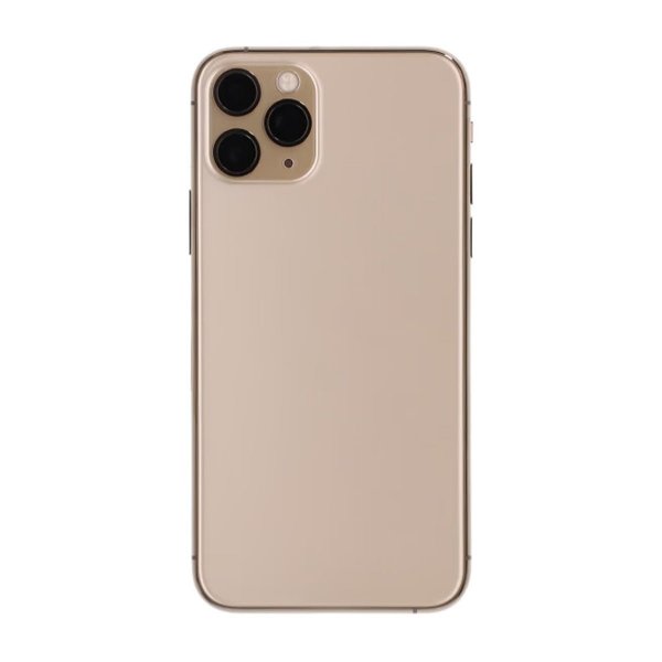 iPhone 11 Pro Max Bakside med Komplett Ramme Premium - Gull