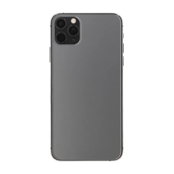 iPhone 11 Pro Max bakside med komplett ramme OEM - svart