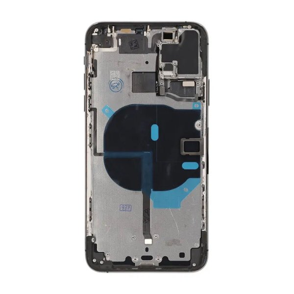 iPhone 11 Pro Max bakside med komplett ramme OEM - svart