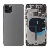 iPhone 11 Pro Max bakside med komplett ramme OEM - svart