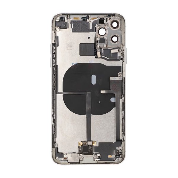 iPhone 11 Pro Max bakside med komplett ramme - hvit